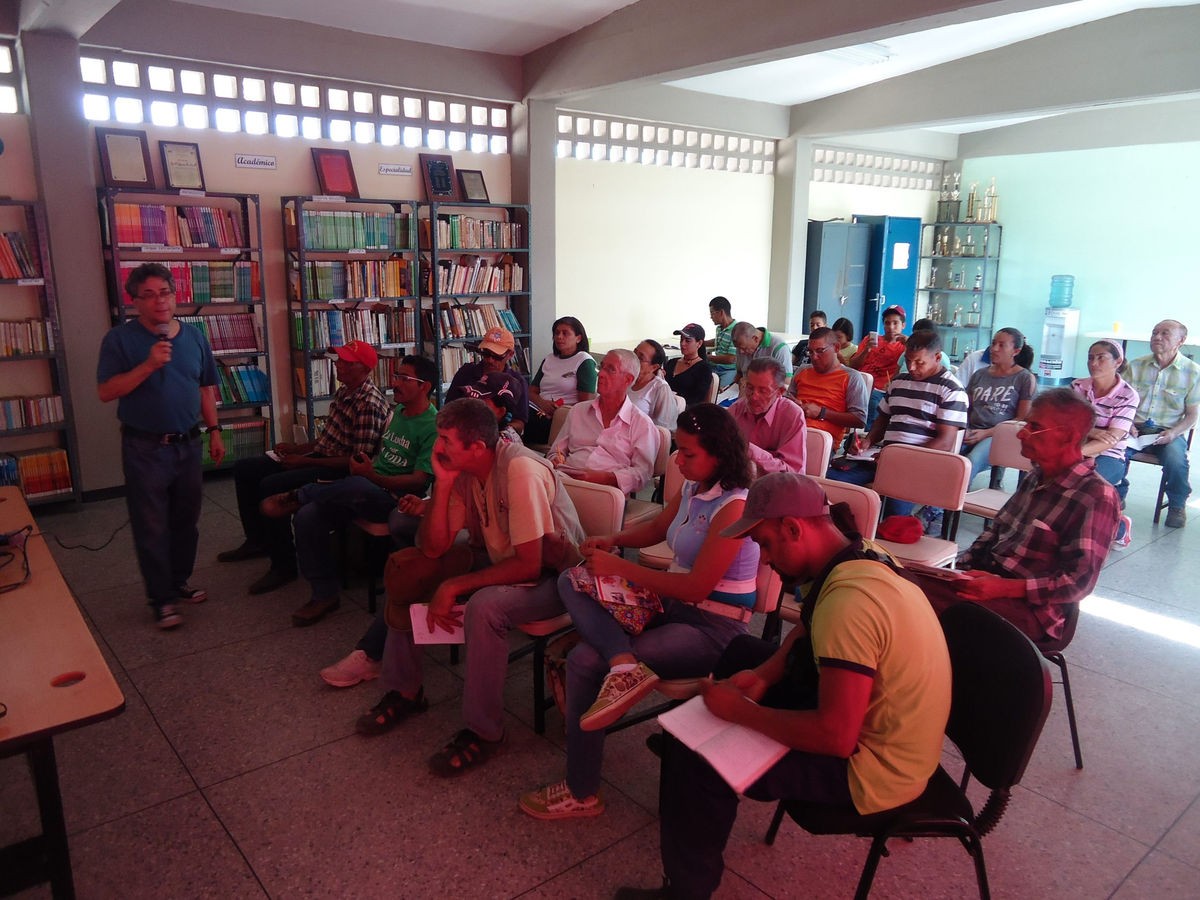 Se realizó el taller sobre ecología social y ecología política con comunidades campesinas en Arenales, estado Lara