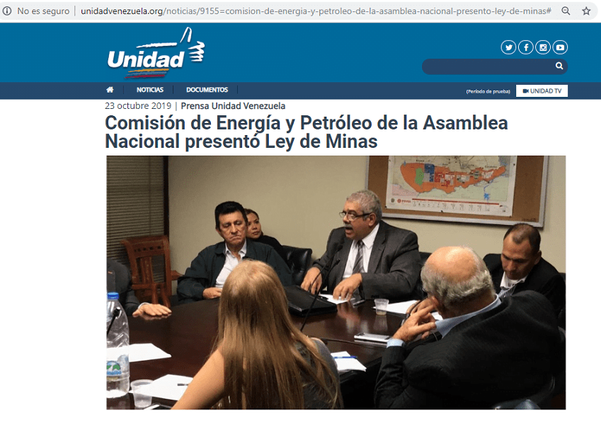 Alexander Luzardo: Oposición promueve su versión del Arco Minero del Orinoco