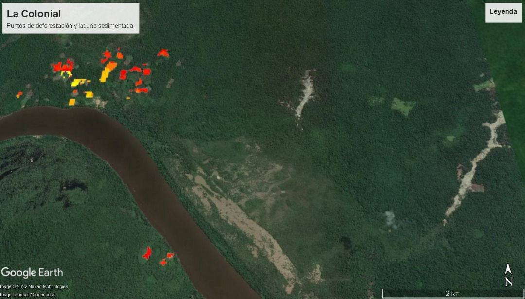 Crece la deforestación de los boques del Bajo Caura