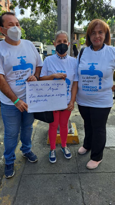 Líderes de diferentes comunidades de la Gran Caracas, exigen derecho al agua
